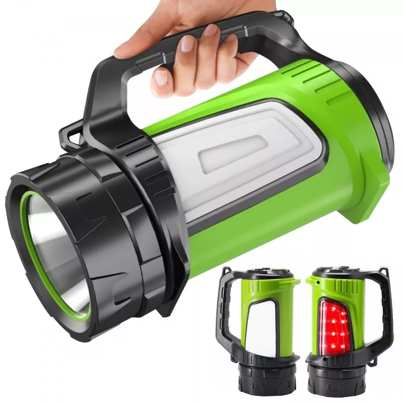 Žibintuvėlis MACLEAN MCE345 LED 3-in-1 su išorinės baterijos funkcija, 5W XM-L-T6, šalta balta 6500K, 3×18650 3.7V 4500mAh