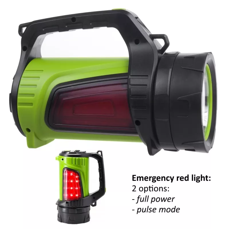 Žibintuvėlis MACLEAN MCE345 LED 3-in-1 su išorinės baterijos funkcija, 5W XM-L-T6, šalta balta 6500K, 3×18650 3.7V 4500mAh