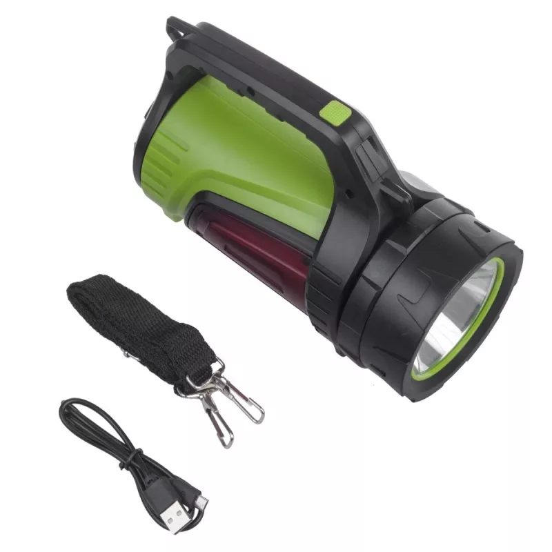 Žibintuvėlis MACLEAN MCE345 LED 3-in-1 su išorinės baterijos funkcija, 5W XM-L-T6, šalta balta 6500K, 3×18650 3.7V 4500mAh