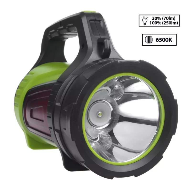 Žibintuvėlis MACLEAN MCE345 LED 3-in-1 su išorinės baterijos funkcija, 5W XM-L-T6, šalta balta 6500K, 3×18650 3.7V 4500mAh