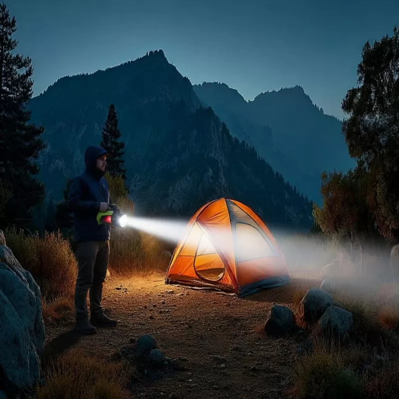 Žibintuvėlis MACLEAN MCE345 LED 3-in-1 su išorinės baterijos funkcija, 5W XM-L-T6, šalta balta 6500K, 3×18650 3.7V 4500mAh