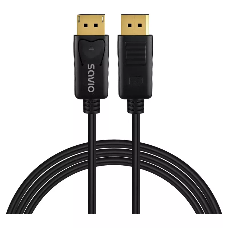 „DisplayPort 1.4“ laidas SAVIO CL-206, 3 m, pasyvus, 8K@60Hz / 4K@120Hz palaikymas