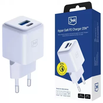 Įkroviklis Vidinis 3MK Hyper GaN Universalus Greitasis Įkrovimas 100-240V