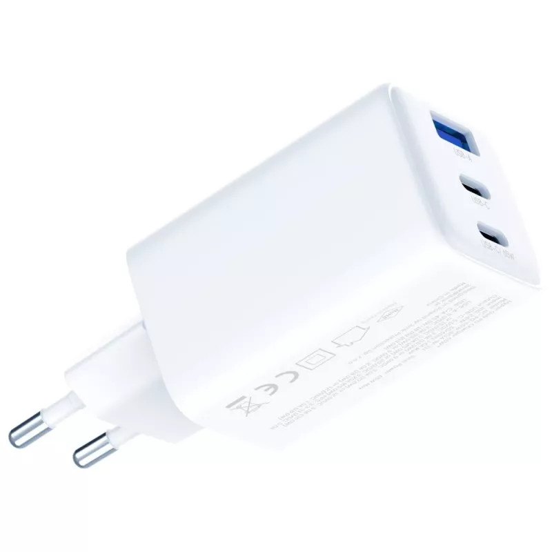 3MK Charger Hyper GaN 65W QC4+ — USB GaN 65W greitasis įkroviklis su QC4+ palaikymu