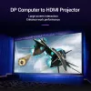 Kabelis DP į HDMI 2M/JUODAS Hadbh Vention