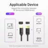 Kabelis DP į HDMI 2M/JUODAS Hadbh Vention