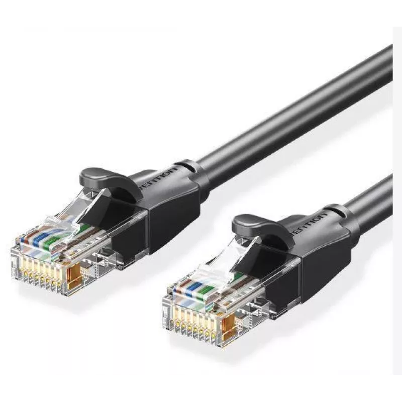 komutacinis kabelis CAT.6 UTP/30M juodas Ibebt Vention