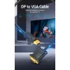 Kabelis DP į VGA 2M/JUODAS Hblbh Vention