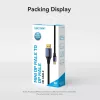 Kabelis Mini DP į DP 2M/BLUE Hcflh Vention