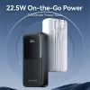 Išorinė baterija USB 20000MAH 22.5W/JUODA FHPB0 Vention
