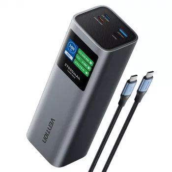 Išorinė baterija USB 27000MAH 140W/FKEH0 Vention