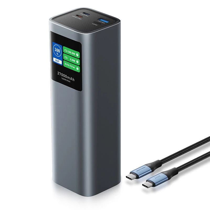 Išorinė baterija USB 27000MAH 140W/FKEH0 Vention