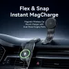 Mobilusis automobilinis įkroviklis MAGNETINIS/BELAIDIS Juodas KSJB0 Vention