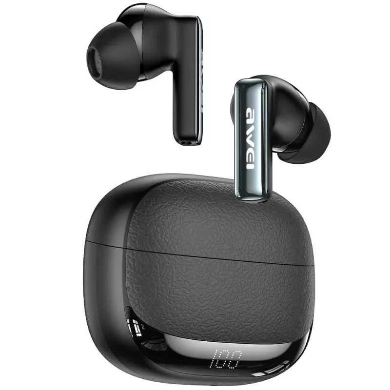 Awei Bluetooth ausinės modelis ANC TA19 TWS su aktyviu triukšmo slopinimu, tikras belaidis stereofoninis, Bluetooth ryšys