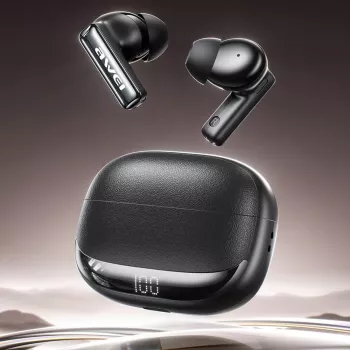 Awei Bluetooth ausinės modelis ANC TA19 TWS su aktyviu triukšmo slopinimu, tikras belaidis stereofoninis, Bluetooth ryšys