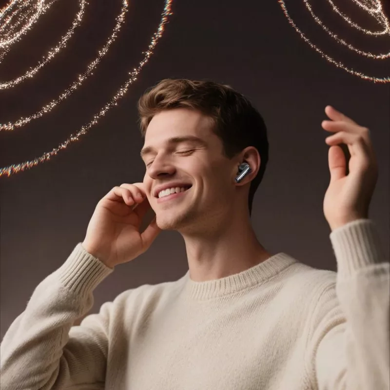 Awei Bluetooth ausinės modelis ANC TA19 TWS su aktyviu triukšmo slopinimu, tikras belaidis stereofoninis, Bluetooth ryšys