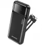 Išorinė baterija Awei PA-91 10000mAh 22,5W PD 2xUSB-C + laidas juoda