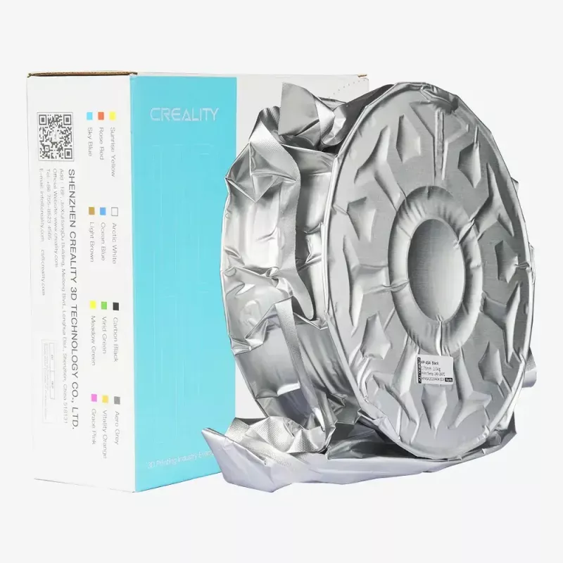 3D spausdinimo medžiagos siūlas Creality ASA juodas 1 kg (3301100002)