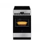 Laisvai pastatoma viryklė Electrolux LKR540266X — 4 degiklių keraminė kaitlentė, elektrinė orkaitė 57 l, nerūdijantis plienas, energijos klasė A, 50 cm