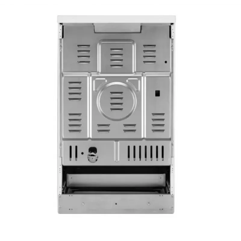 Laisvai pastatoma viryklė Electrolux LKR540266X — 4 degiklių keraminė kaitlentė, elektrinė orkaitė 57 l, nerūdijantis plienas, energijos klasė A, 50 cm