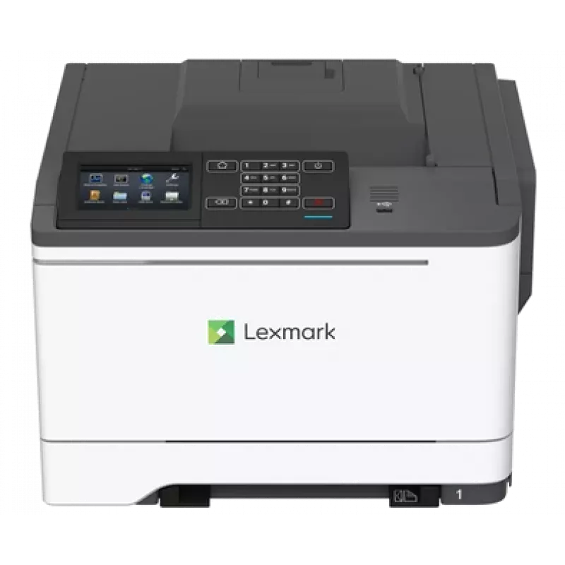 Lexmark CS622de spalvotas lazerinis spausdintuvas — CS622de, A4, 38 ppm, dvipusis spausdinimas, 2400 x 600 DPI, 4 kasetės
