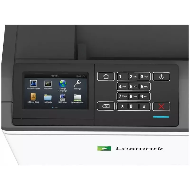 Lexmark CS622de spalvotas lazerinis spausdintuvas — CS622de, A4, 38 ppm, dvipusis spausdinimas, 2400 x 600 DPI, 4 kasetės