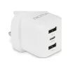 Dicota maitinimo šaltinis – kompaktiškas, nešiojamam kompiuteriui – 32 vatai – 3 A – 3 išvesties prievadai (USB-C, 2 x USB)