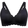 Momcozy YN46 (M) | Besiūlis gėlių rašto liemenėlė maitinimui su push-up | Juoda gėlių