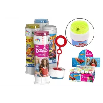 Muilo burbulai 60 ml vitrinos pakuotė 36 vnt. Mattel Barbie-Hot Wheels