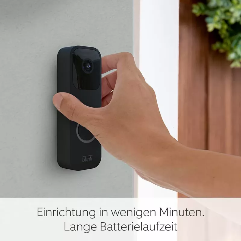 Amazon Blink Video Doorbell juoda