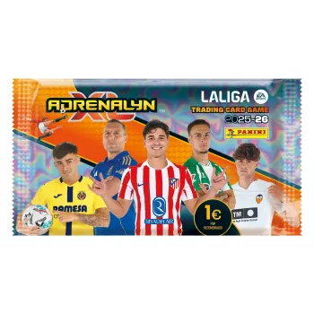 Lipdukų / kortelių pakelių rinkinys Dante La Liga Sports 2025-26 – 50 pakelių