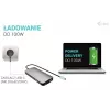 Dokingo stotis ITEC i-tec USB-C Metal Nano 3x Display (DP, HDMI, VGA) su maitinimo tiekimu 100 W, 4x USB-A, Gigabit Ethernet