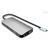 Dokingo stotis ITEC i-tec USB-C Metal Nano 3x Display (DP, HDMI, VGA) su maitinimo tiekimu 100 W, 4x USB-A, Gigabit Ethernet