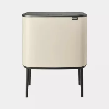 Brabantia Bo Touch šiukšliadėžė 33 l 3 krepšiai smėlio spalvos plotis 540 mm gylis 312 mm aukštis 680 mm