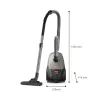 Cilindrinis dulkių siurblys „Philips 2000“ serija XD2152/12 — 850 W, 3 L dulkių maišelis, HEPA filtras, sausas valymas