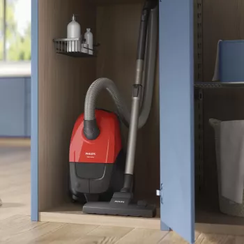 Cilindrinis dulkių siurblys Philips 1000 series XD1111/10, 800 W, sausas valymas, dulkių maišelis 3 L, HEPA, 77 dB