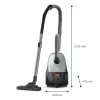 Cilindrinis dulkių siurblys Philips XD2142/12 — 850 W, 3 L dulkių maišelis, HEPA filtras, sausas valymas