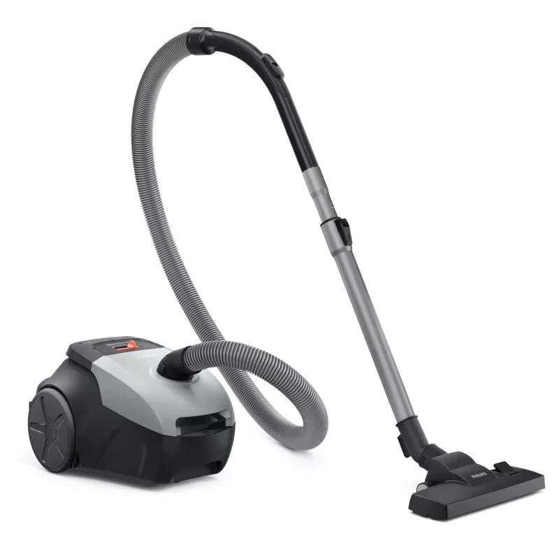 Cilindrinis dulkių siurblys Philips XD2142/12 — 850 W, 3 L dulkių maišelis, HEPA filtras, sausas valymas