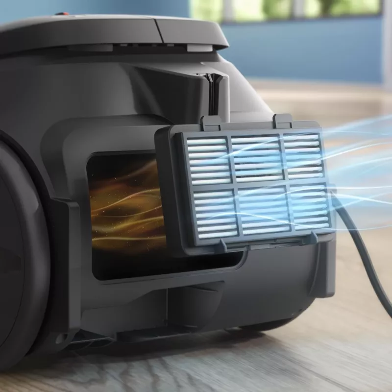 Dulkių siurblys | PHILIPS | Įėjimo galia 800 W | Dulkių talpa 3 L | Cilindrinis siurblys | Valymo tipas Sausas | Dulkių talpykla Dulkių maišelis | Spalva Juoda/Smėlinė | XD1101/10