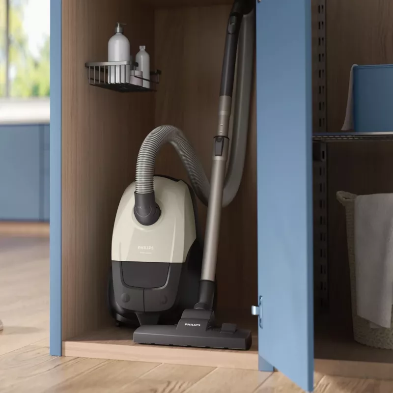 Dulkių siurblys | PHILIPS | Įėjimo galia 800 W | Dulkių talpa 3 L | Cilindrinis siurblys | Valymo tipas Sausas | Dulkių talpykla Dulkių maišelis | Spalva Juoda/Smėlinė | XD1101/10