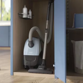 Cilindrinis dulkių siurblys Philips 2000 series XD1142/10 — 800 W, 3 L dulkių maišelis, HEPA filtras, sausas valymas