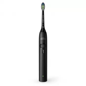 Įkraunamas garsinis dantų šepetėlis Philips 3100 serija HX4033/32 — ličio jonų baterija, 1 rankena, 1 šepetėlio galvutė, Daily Care režimas, juodas