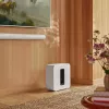 Aktyvus žemų dažnių garsiakalbis Sonos Sub 4 — D klasės stiprintuvas, kintamoji srovė 110–240 V, 40,2×15,8×38,9 cm, juoda arba balta