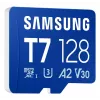 MicroSDXC atminties kortelė Samsung T7 128 GB UHS-I U3 V30 170 MB/s Mėlyna