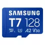 MicroSDXC atminties kortelė Samsung T7 128 GB UHS-I U3 V30 170 MB/s Mėlyna