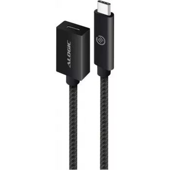 ALOGIC - USB kabelis - USB-C (W) į USB-C (M) - USB 3.1 Gen 2 - 50 cm - juoda (MU31CC-EXT-050BLK)