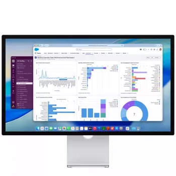 Monitorius Apple Studio Display (standartinis stiklas) su pakreipiamu ir aukščio reguliavimo stovu