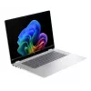 2-in-1 HP OmniBook X Flip NG AI 16-as0003nw nešiojamasis kompiuteris, 16 colių 3K OLED jutiklinis ekranas, 32 GB RAM, 1 TB SSD, Windows 11 Home, Ultra 7 258V, Glacier Sidabrinė