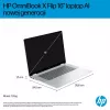 2-in-1 HP OmniBook X Flip NG AI 16-as0003nw nešiojamasis kompiuteris, 16 colių 3K OLED jutiklinis ekranas, 32 GB RAM, 1 TB SSD, Windows 11 Home, Ultra 7 258V, Glacier Sidabrinė