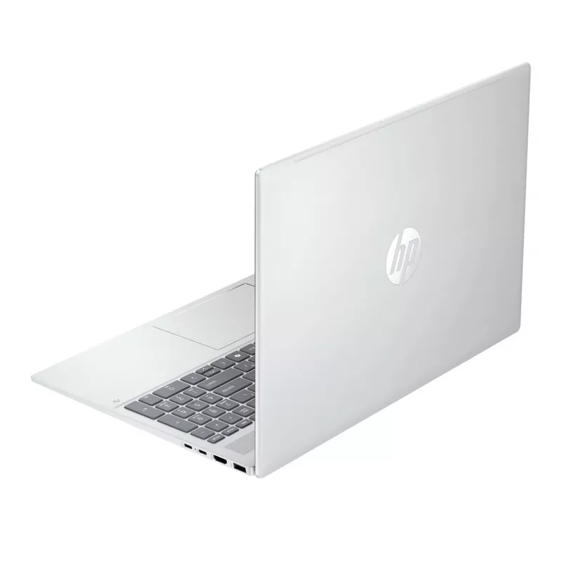 HP OmniBook 5 - Ultra 7 255U nešiojamasis kompiuteris, 16 colių 2K ekranas, 24 GB RAM, 512 GB SSD, Windows 11 Pro, ledynų sidabro